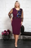 Rochie de ocazie Elise Mov - 56Marimea