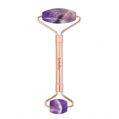 Amethyst Roller by ERFELLO pentru masaj facial si corporal, Tratament facial , Amethyst Quartz