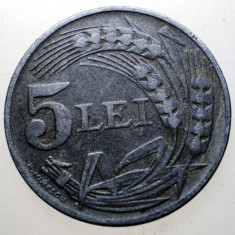 7.390 ROMANIA WWII 5 LEI 1942