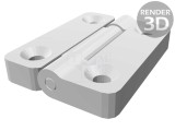 Balama tehnopolimer neagră cu blocare 49,5mm x 65mm