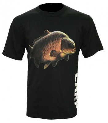Tricou Zfish Carp T-Shirt, Black, Marimea L foto