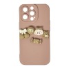 Husa compatibila cu Apple iPhone 13 Pro model Candy store 5D, Powder Pink, Silicon, TPU, Viceversa, Transparent, Carcasa