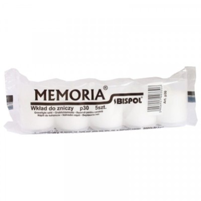 Set 5 Rezerve Candele Albe P30 A5 Bispol 15h DNC17286 foto