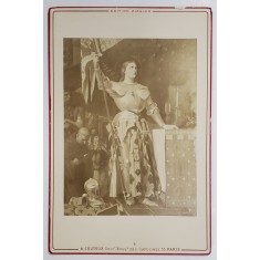 INGRES , REPRODUCEREA LUCRARII &#039;&#039; JEAN D &#039;ARC &#039;&#039; , MUZEUL LUVRU , FOTOGRAFIE CABINET , INCEPUTUL SEC. XX