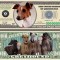 !!! SUA = FANTASY NOTE = GREYHOUND , OGAR - 2006 - UNC / SERIA CAINI , WOOF