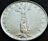 Moneda 25 KURUS - TURCIA, anul 1969 * cod 1409 A = excelenta