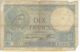 Bancnota 10 francs 1939 - Franta