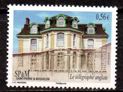 St. Pierre &amp;amp;Miquelon 2010, Arhitectura, serie neuzata, MNH foto