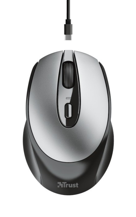 Mouse fara fir trust zaya wireless rechargeable mouse black specifications general formfactor standard ergonomic design