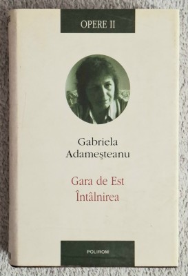 Gara de Est si Intalnirea - Gabriela Adamesteanu Opere II foto