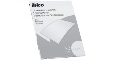 Folii de laminare Ibico Basics A3, pachet de 100, transparent, 627311 - RESIGILAT foto