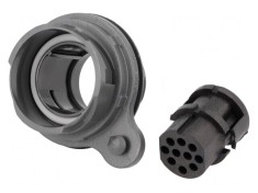 Conector Circular Mamă 10PIN fără Contacte UL94V-0