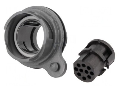 Conector Circular Mamă 10PIN fără Contacte UL94V-0 foto