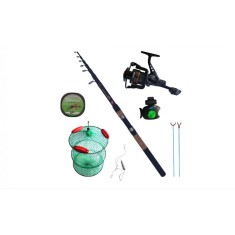 Pachet lanseta Diamant alb Travel Feeder 3.3 m, mulineta XP40R,