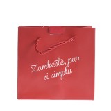 Punga de cadou rosie Zambeste, pur si simplu