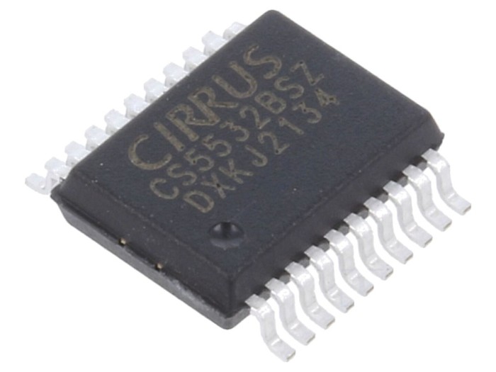 Convertor A/D 24bit 2 canale, 3,84ksps
