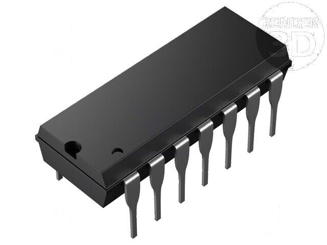 Poten&Aring;&pound;iometru digital 10k&Icirc;&copy; SPI 8bit DIP14 THT 2 canale