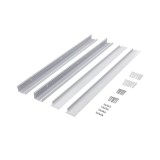 Ramă albă panou LED 595&times;595x72 mm