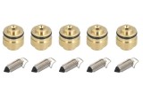 Cumpara ieftin Supapa pentru ac carburator (cu o priza, cantitate per impachetare:5buc) pentru KAWASAKI ZX, ZX-7R, ZX-9R, ZZR 98-1200 1988-2005