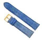 Cumpara ieftin Curea Ceas &bdquo;Suede Sky&rdquo; &ndash; Piele &Icirc;ntoarsă Veritabilă, Bleu Pastel (18mm - 20mm)