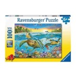 Cumpara ieftin Puzzle Testoase, 100 piese