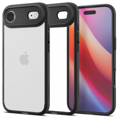 Husa pentru Apple iPhone 17 Air, Spigen, Ultra Hybrid, Neagra Mata foto