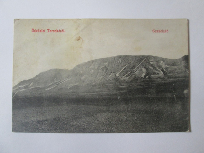 Carte postala circulata 1922 Rimetea(Alba)/Piatra Secuiului-Colții Trasăului