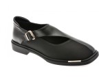 Pantofi EPICA negri, 394996, din material textil
