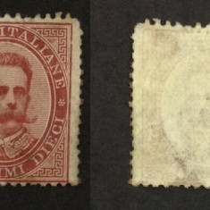 Italy 1879 King Umberto I 10C Mi.38A stained MNG AM.430