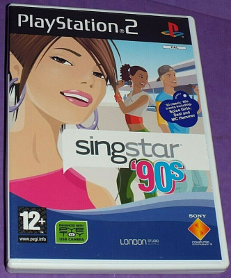 SingStar &amp;#039;90 pentru PS2, original, PAL foto