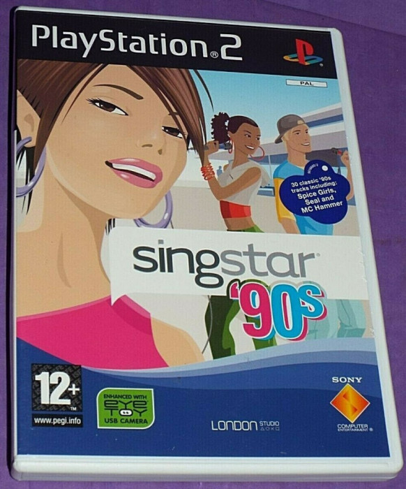 SingStar &#039;90 pentru PS2, original, PAL