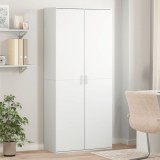 vidaXL Dulap &icirc;nalt, alb, 80x35x180 cm, lemn prelucrat