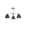 Lustra Fare 3XE27 IP20, alb+negru, Erste
