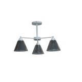 Lustra Fare 3XE27 IP20, alb+negru, Erste