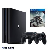 Consola Sony Playstation 4 Pro Ps4 1tb + Doua Controllere + Destiny 2 PlayStation 4, Second-Hand
