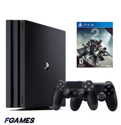 Consola Sony Playstation 4 Pro Ps4 1tb + Doua Controllere + Destiny 2 PlayStation 4, Second-Hand foto