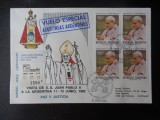 PAPA IOAN PAUL AL DOILEA-VIZITA IN ARGENTINA- FDC -VEZI DESCRIERE