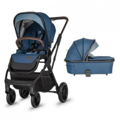 Carucior Sistem 2 in 1 pentru copii Silene, Celestial Blue, Coccolle