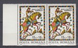 ROMANIA 1993 LP 1312 ZIUA MARCII POSTALE ROMANESTI PERECHE MNH