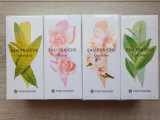 Set 4 parfumuri YVES ROCHER EAU FRAICHE Cirese, Trandafir, Ceai, Verbina