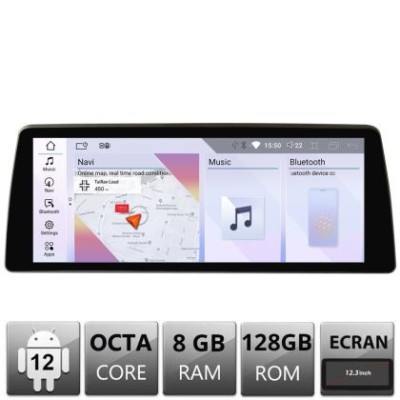 Navigatie dedicata Edotec BMW Seria 6 F06 masini cu CIC Android ecran 12.3&amp;quot; 8+128 4G BT CarStore Technology foto