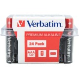 Baterii Verbatim Alkaline AAA, 24 buc