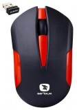 Mouse Serioux Drago 300 fara fir negru+rosu blister