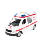Masina ambulanta interactiva, cu sunete si lumini, 1:16
