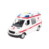 Masina ambulanta interactiva, cu sunete si lumini, 1:16