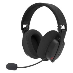 Casti Gaming Bluetooth cu fir si wireless Redragon Luce, Microfon detasabil, Negru