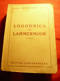 Walter Scott - Logodnica din Lammermoor - Ed.Contemporana ,interbelica ,475 pag