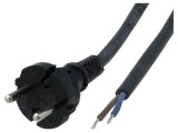 Cablu Alimentare 2x1mm2 5m Negru