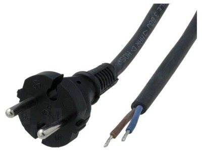 Cablu 2x1mm2 Negru 3m foto