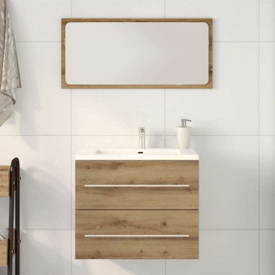 vidaXL Dulap pentru chiuveta de baie Stejar Artisan Lemn prelucrat foto